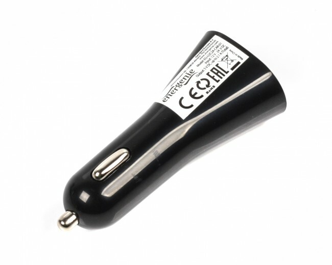 Energenie EG-U2C2A-CAR-01 USB Car Charger Black