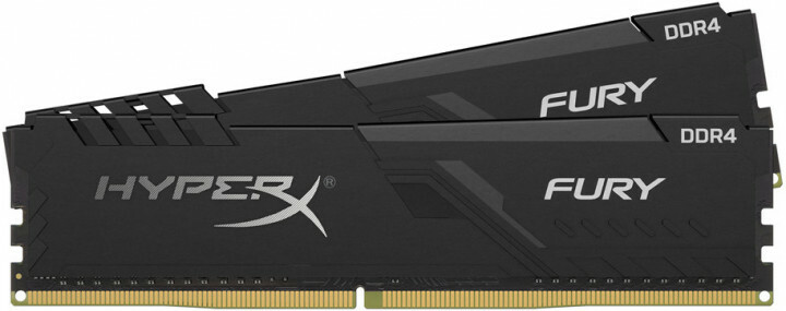 Kingston HyperX FURY HX424C15FB3K2/16 / 2*8GB / DDR4 / 2400 / PC19200 / CL15 / 1.2V / Black