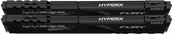 Kingston HyperX FURY HX424C15FB3K2/16 / 2*8GB / DDR4 / 2400 / PC19200 / CL15 / 1.2V / Black