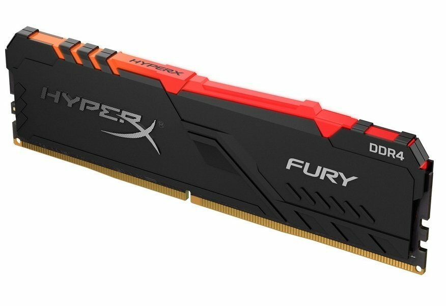 RAM Kingston HyperX FURY RGB HX434C16FB3A/8 / 8GB / DDR4 / 3466 / PC27700 / CL16 / 1.35V / Black