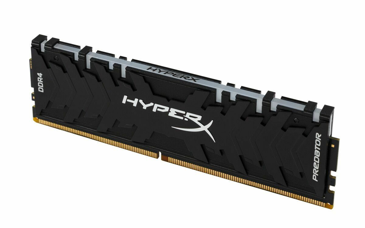 Kingston HyperX Predator RGB HX432C16PB3A/8 / 8Gb / DDR4 / 3200 / CL16 / 1.35V / Black