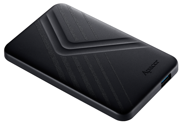 Apacer AC236 2.0TB Ultra-Slim Portable Hard Drive AP2TBAC236 / Black