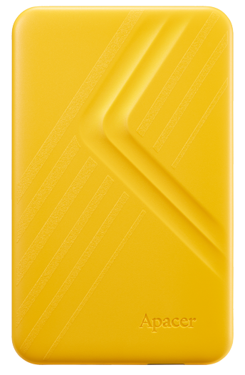 Apacer AC236 2.0TB Ultra-Slim Portable Hard Drive AP2TBAC236 / Yellow