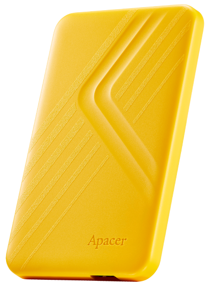 Apacer AC236 2.0TB Ultra-Slim Portable Hard Drive AP2TBAC236 / Yellow