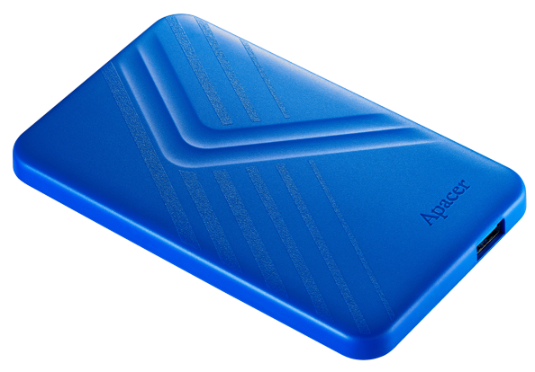 Apacer AC236 1.0TB Ultra-Slim Portable Hard Drive AP1TBAC236 / Blue