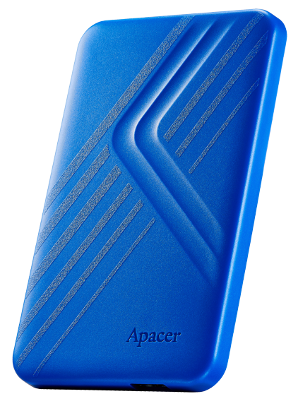 Apacer AC236 1.0TB Ultra-Slim Portable Hard Drive AP1TBAC236 / Blue