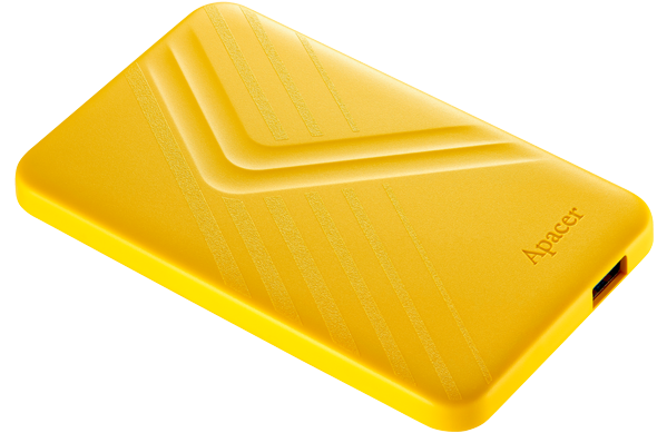 Apacer AC236 1.0TB Ultra-Slim Portable Hard Drive AP1TBAC236 / Yellow