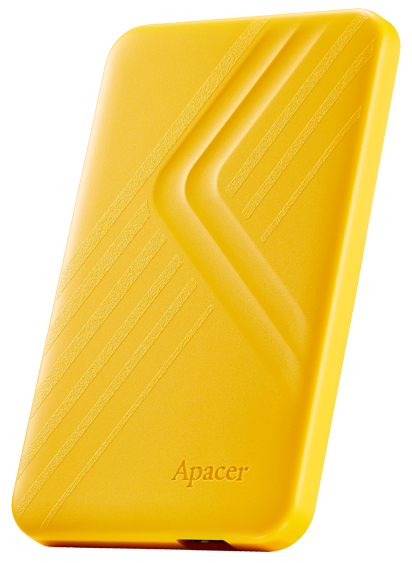 Apacer AC236 1.0TB Ultra-Slim Portable Hard Drive AP1TBAC236 / Yellow