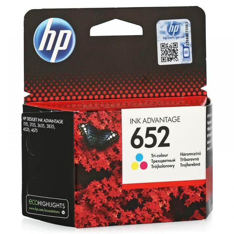 HP 652 Original Ink Advantage Cartridge F6V2 / Color
