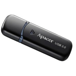 Apacer AH355 32GB USB3.1 Flash Drive AP32GAH355 / Black