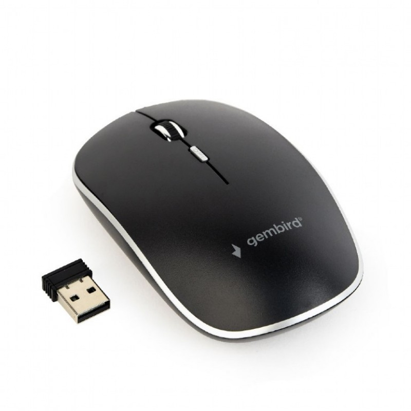 Gembird MUSW-4B-01 Wireless Optical Mouse / Black