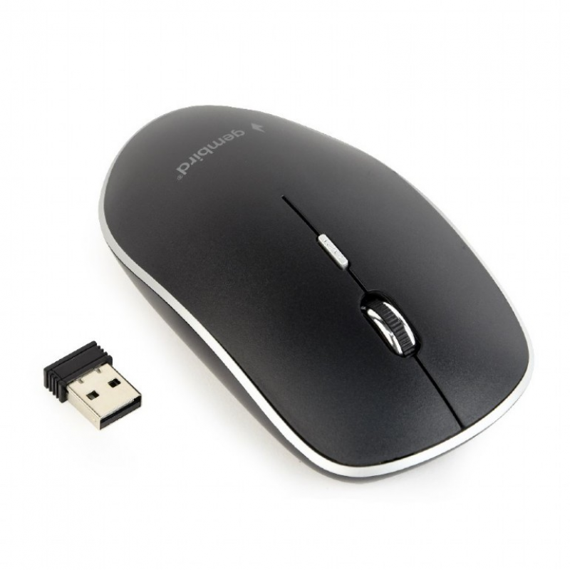 Gembird MUSW-4B-01 Wireless Optical Mouse / Black