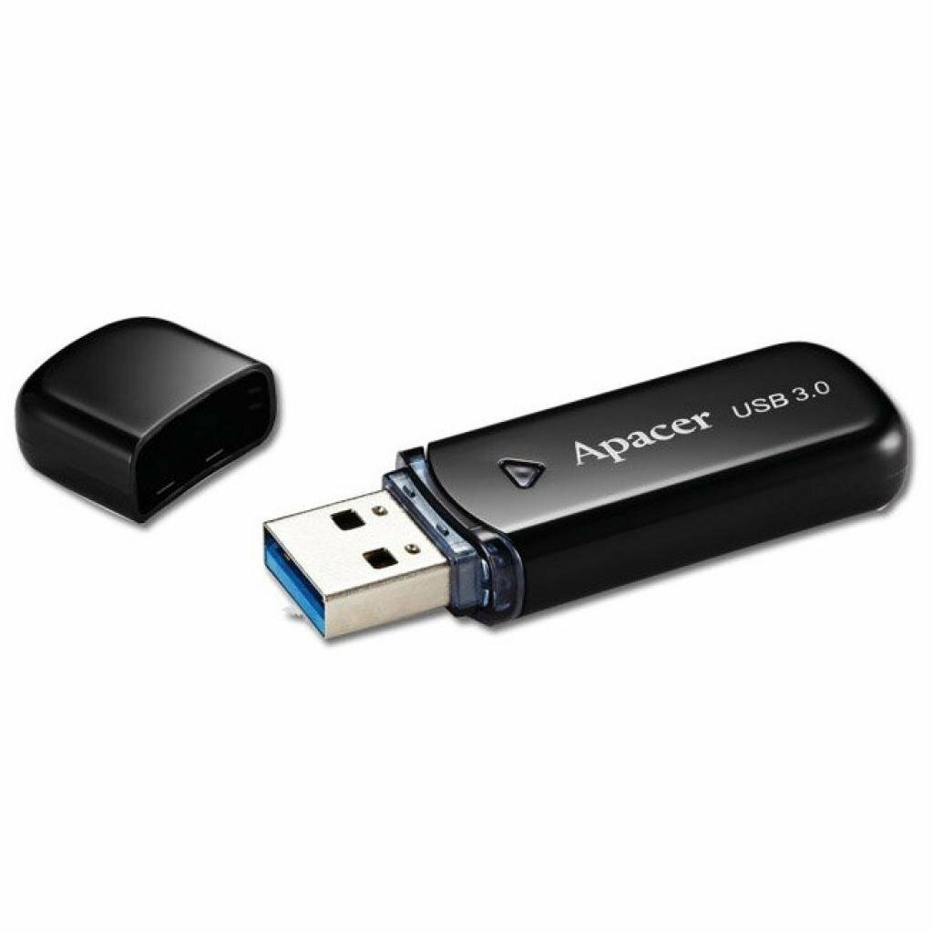 Apacer AH355 16GB USB3.1 Flash Drive AP16GAH355 / Black