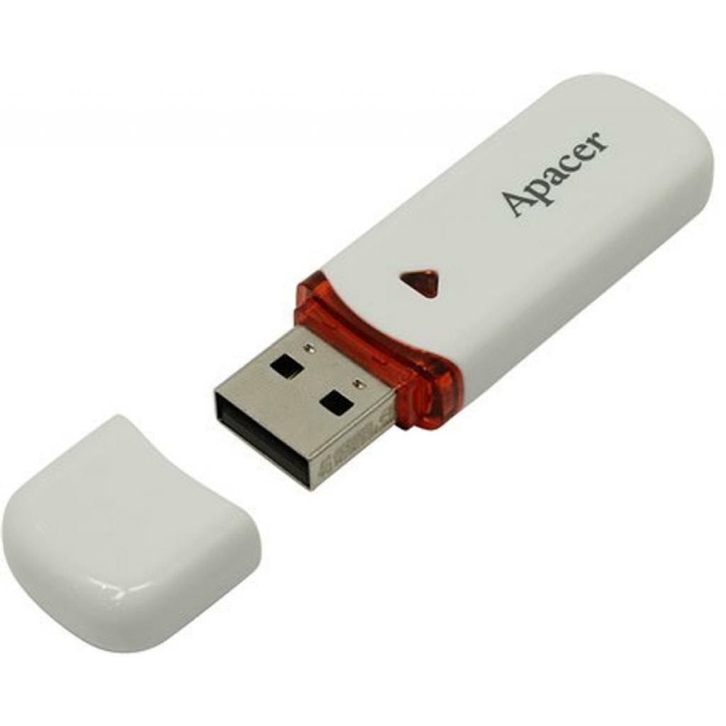 Apacer AH33316GB USB2.0 Flash Drive AP16GAH333 / White