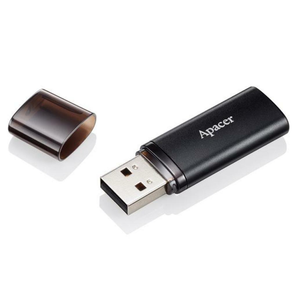 Apacer AH23B / 16GB /  USB2.0 Flash Drive AP16GAH23B / Black