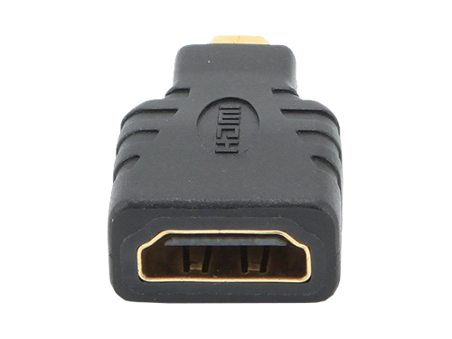 Gembird A-HDMI-FD Adapter HDMI female to Micro-HDMI male / Black
