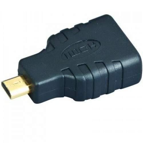 Gembird A-HDMI-FD Adapter HDMI female to Micro-HDMI male / Black