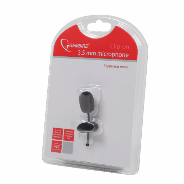 Gembird MIC-C-01 Clip-on / Black