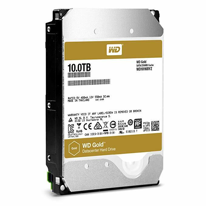 WesternDigital WD102KRYZ 3.5" HDD 10.0TB Enterprise Gold 512E model /