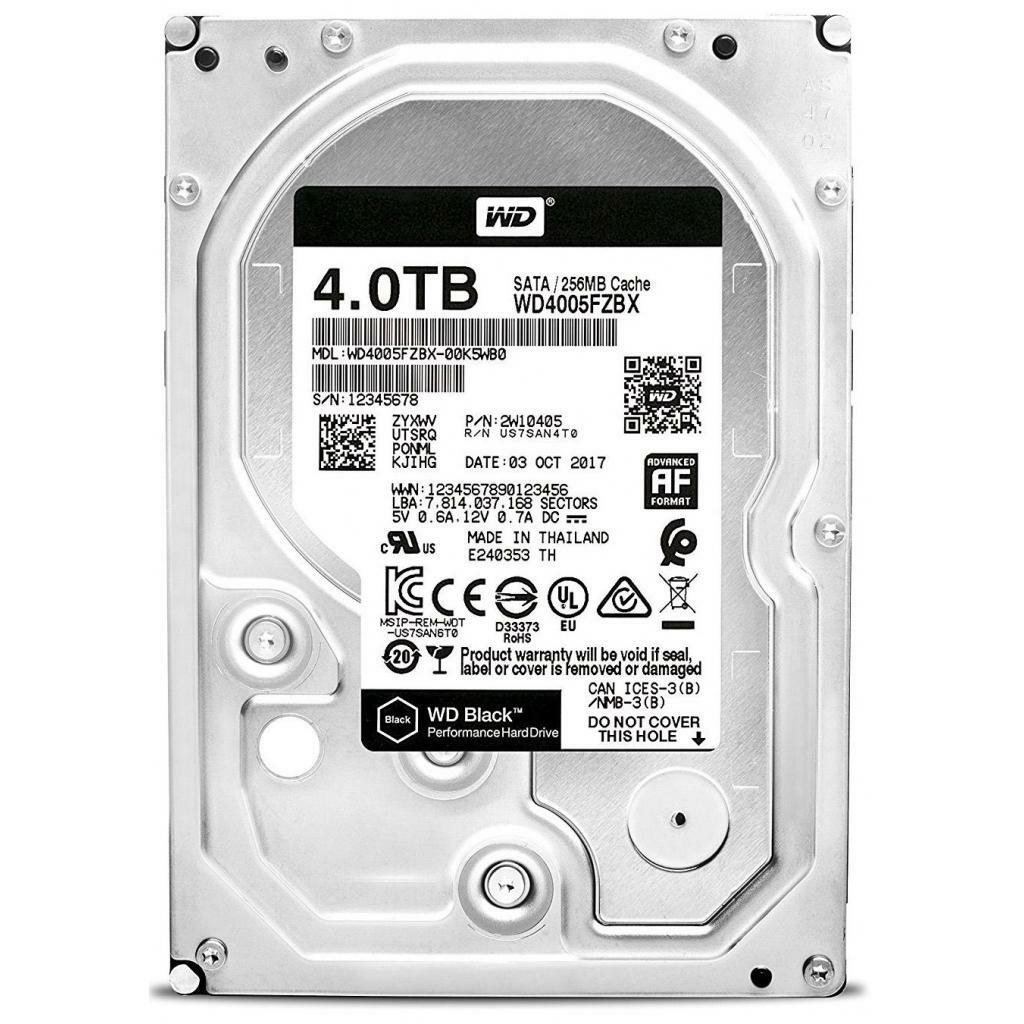 WesternDigital Caviar Black WD4005FZBX / 4.0TB 3.5 HDD /