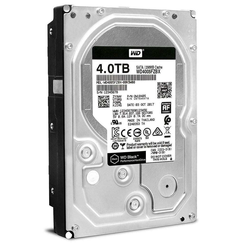 WesternDigital Caviar Black WD4005FZBX / 4.0TB 3.5 HDD /