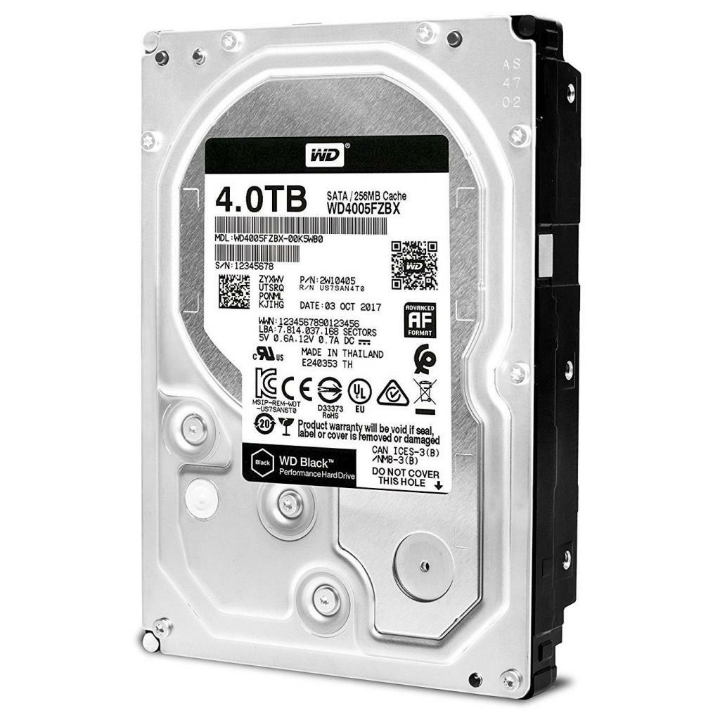 WesternDigital Caviar Black WD4005FZBX / 4.0TB 3.5 HDD /