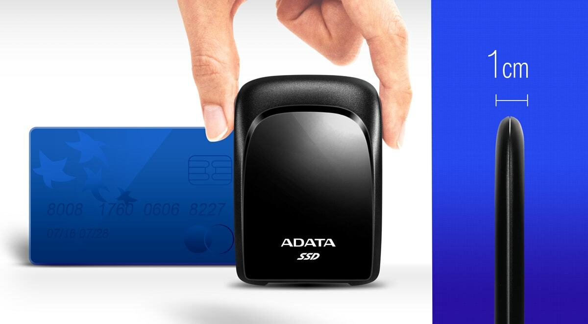 ADATA SC680 Portable SSD 480GB USB3.1/Type-C Black
