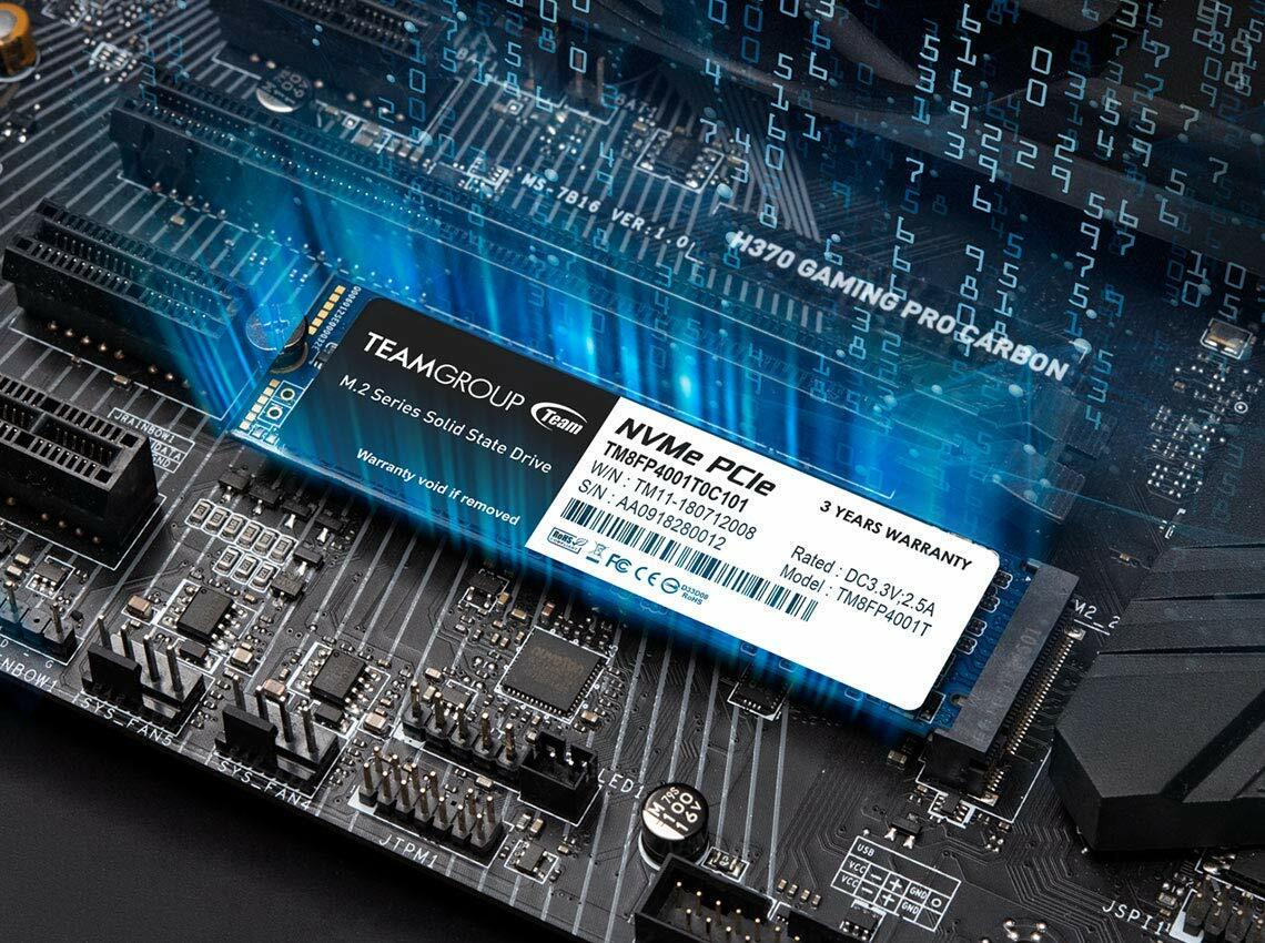 TeamGroup MP34 TM8FP4256G0C101 256GB SSD NVMe M.2 Gen3 x4 Type 2280