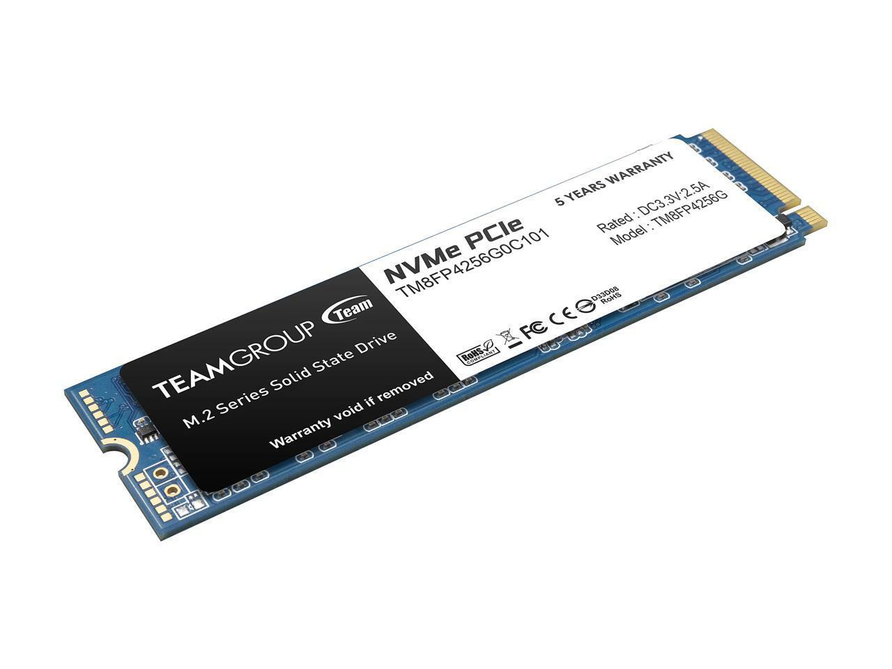 TeamGroup MP34 TM8FP4256G0C101 256GB SSD NVMe M.2 Gen3 x4 Type 2280