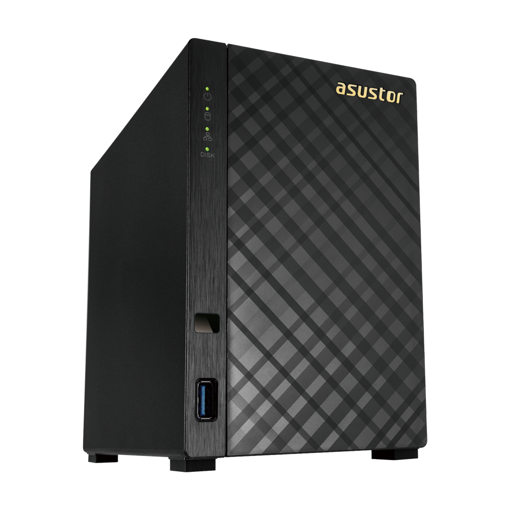 ASUSTOR AS1002T V2 2-bay NAS Server / Black
