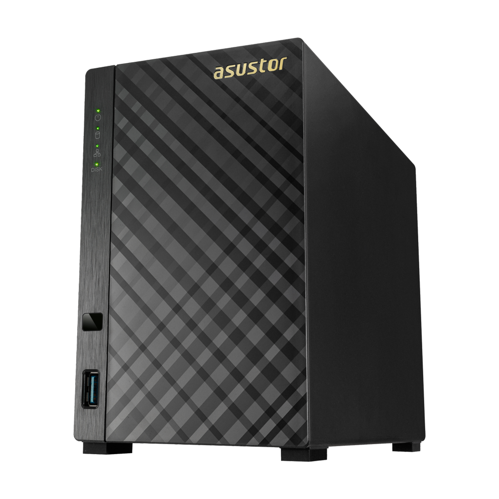 ASUSTOR AS1002T V2 2-bay NAS Server / Black
