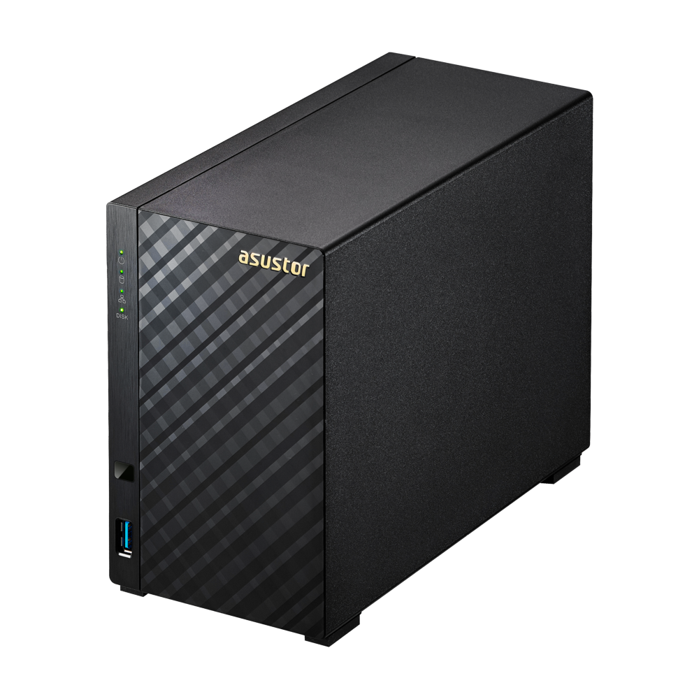 ASUSTOR AS1002T V2 2-bay NAS Server / Black