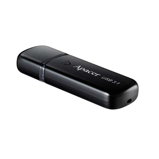 Apacer AH355 64GB USB3.1 Flash Drive AP64GAH355 Black
