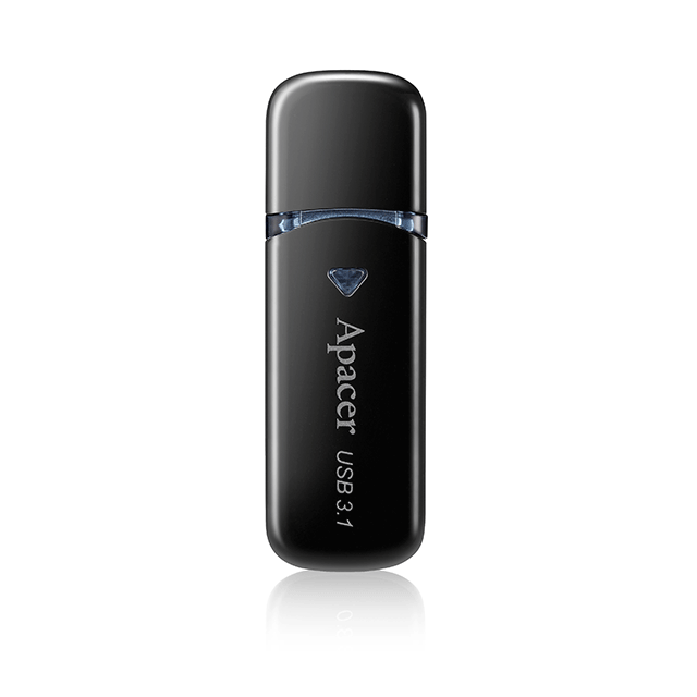 Apacer AH355 64GB USB3.1 Flash Drive AP64GAH355 Black