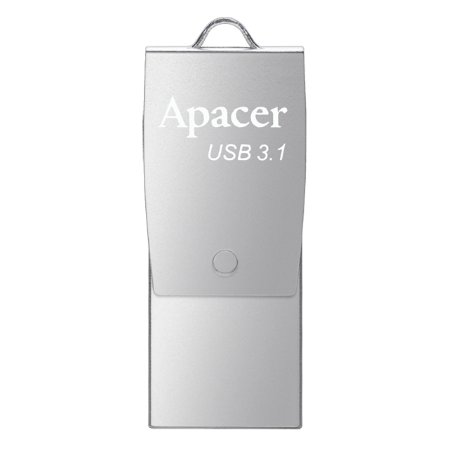 Apacer AH750 16GB USB3.1 / Micro-USB Flash Drive AP16GAH750 Silver