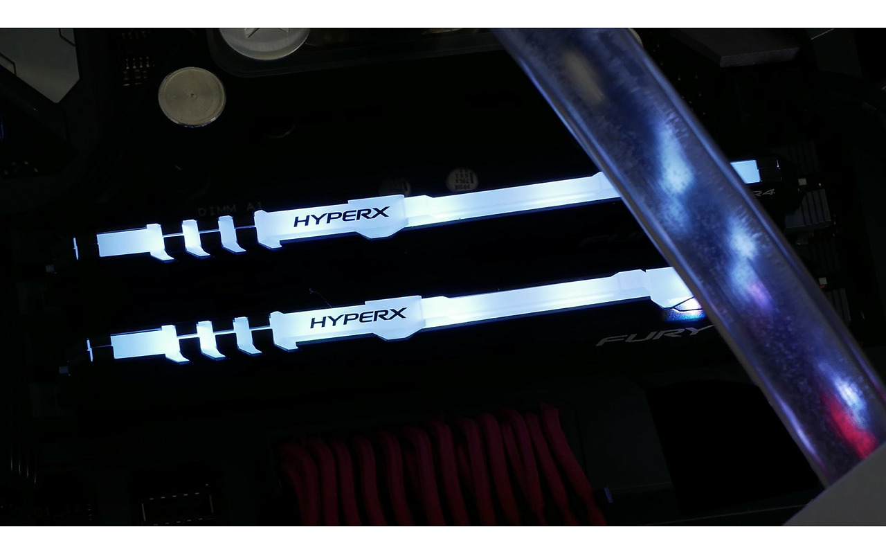 KIT RAM Kingston HyperX FURY RGB HX432C16FB3AK2/32 / 2x16Gb / DDR4 / 3200 / CL16 / 1.2V / RGB