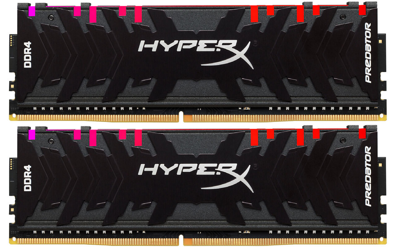 KIT RAM Kingston HyperX Predator RGB HX432C16PB3AK2/32 / 2x16Gb / DDR4 / 3200 / CL16 / 1.35V / RGB