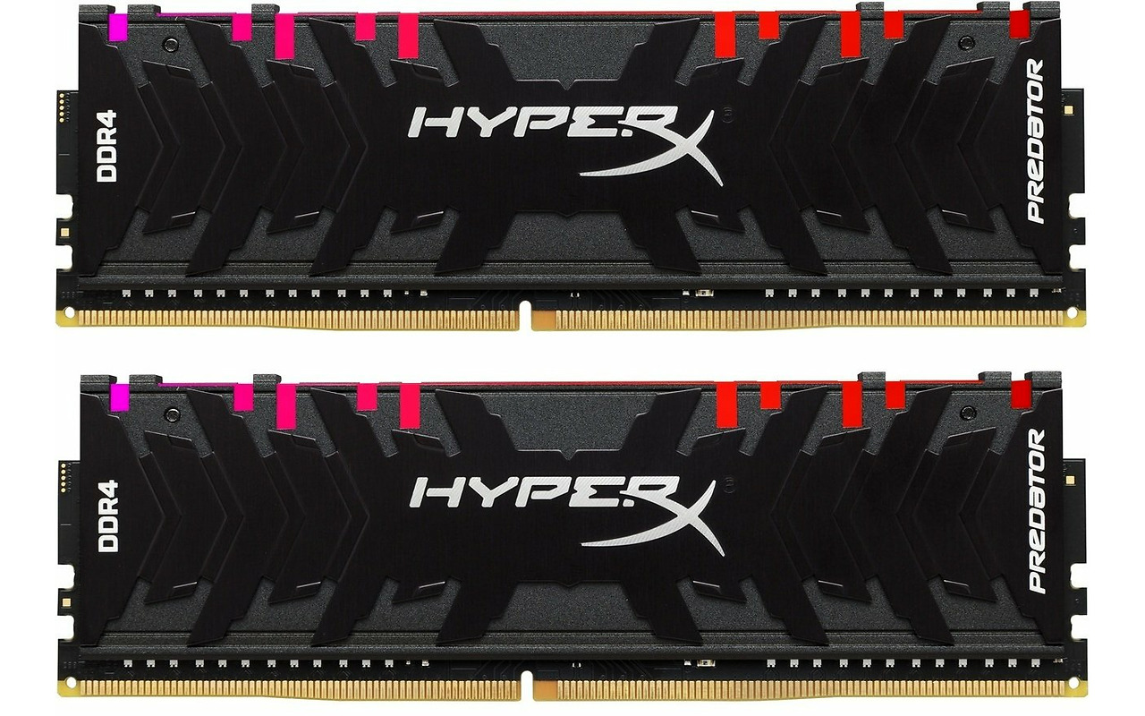 KIT RAM Kingston HyperX Predator RGB HX430C15PB3AK2/16 / 2x8GB / DDR4 / 3000 / PC24000 / CL15 / 1.35V / RGB