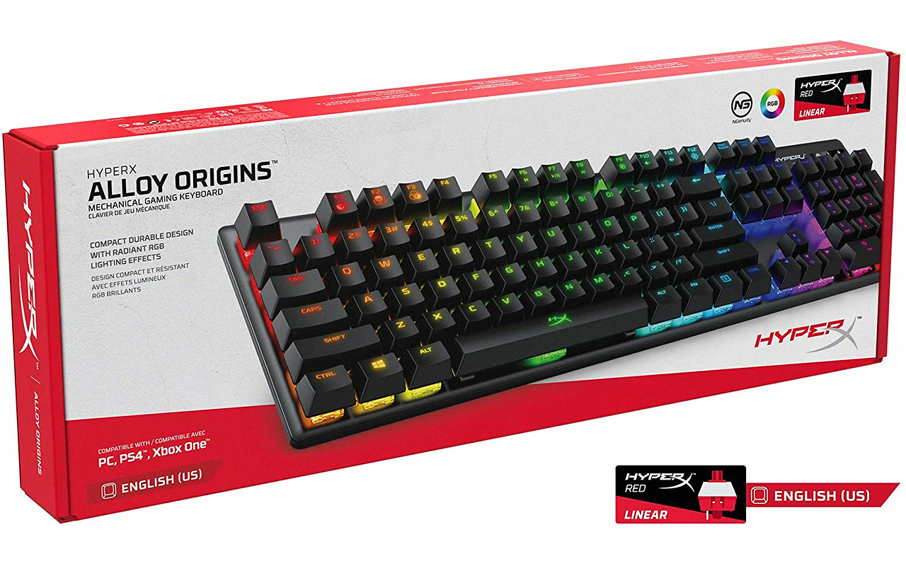 HyperX Alloy Origins Mechanical Steel frame / 4P4F6AX#ACB RGB