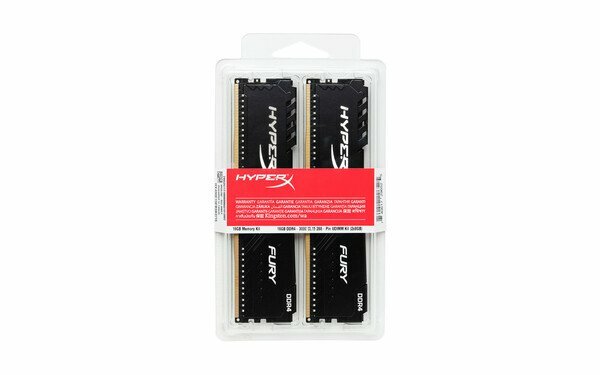 Kingston HyperX FURY HX426C16FB3K2/8 / 2x4GB / DDR4 / 2666 / PC21300 / CL16 / 1.2V / Black