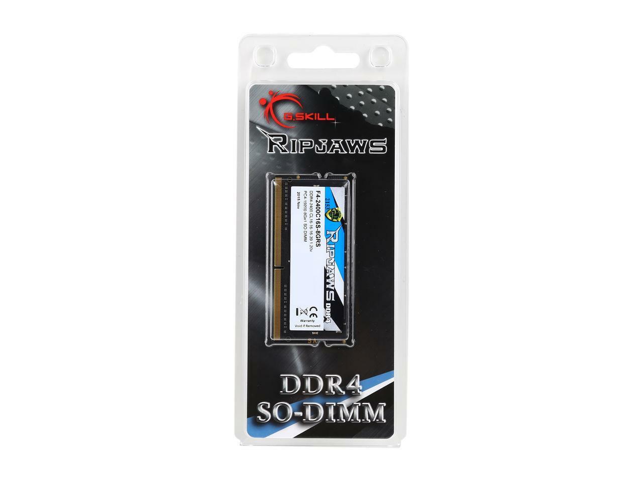 G.Skill Ripjaws F4-2400C16S-8GRS 8GB SODIMM DDR4