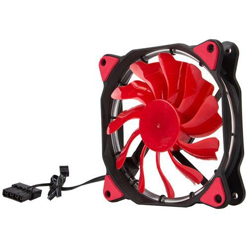 MARVO FN-12 Case Fan 120x120x25mm / Red