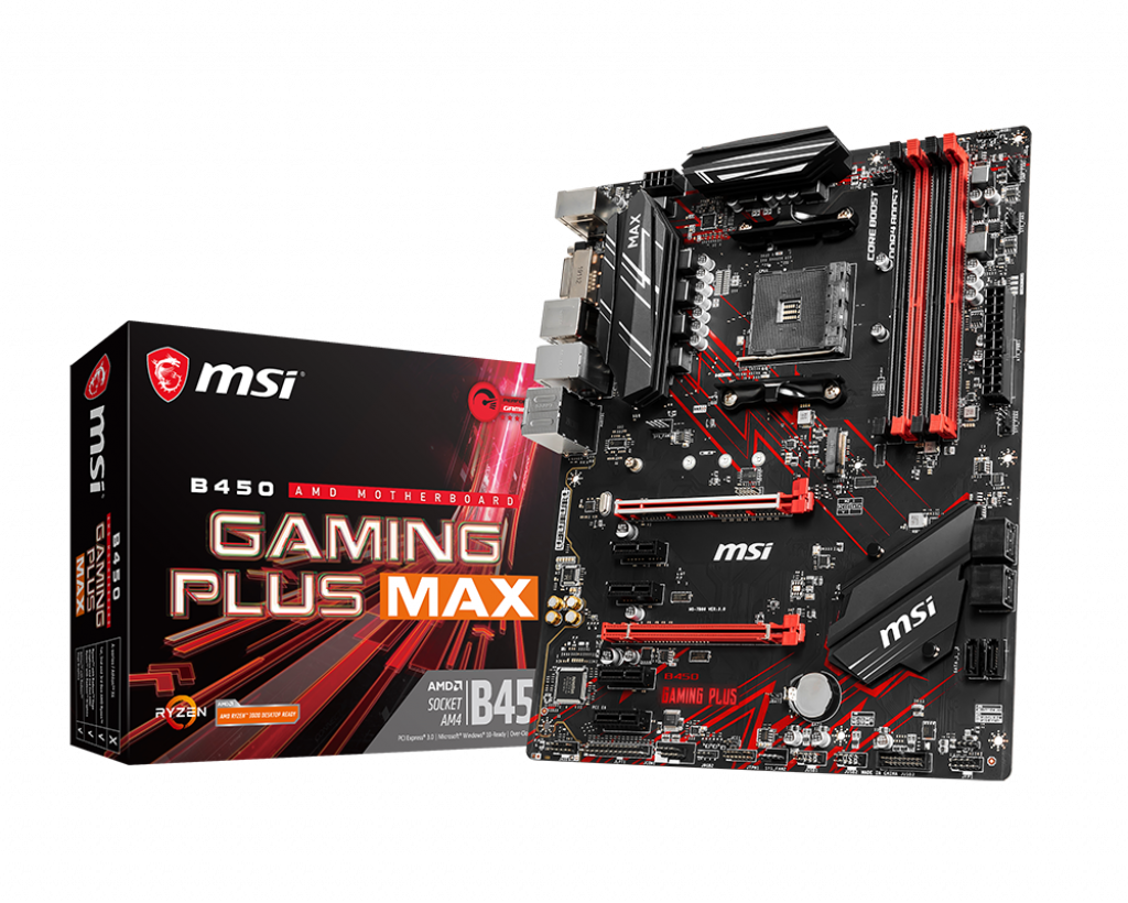 MSI B450 GAMING PLUS MAX / ATX / Socket AM4 / AMD B450 / Dual 4xDDR4-4133