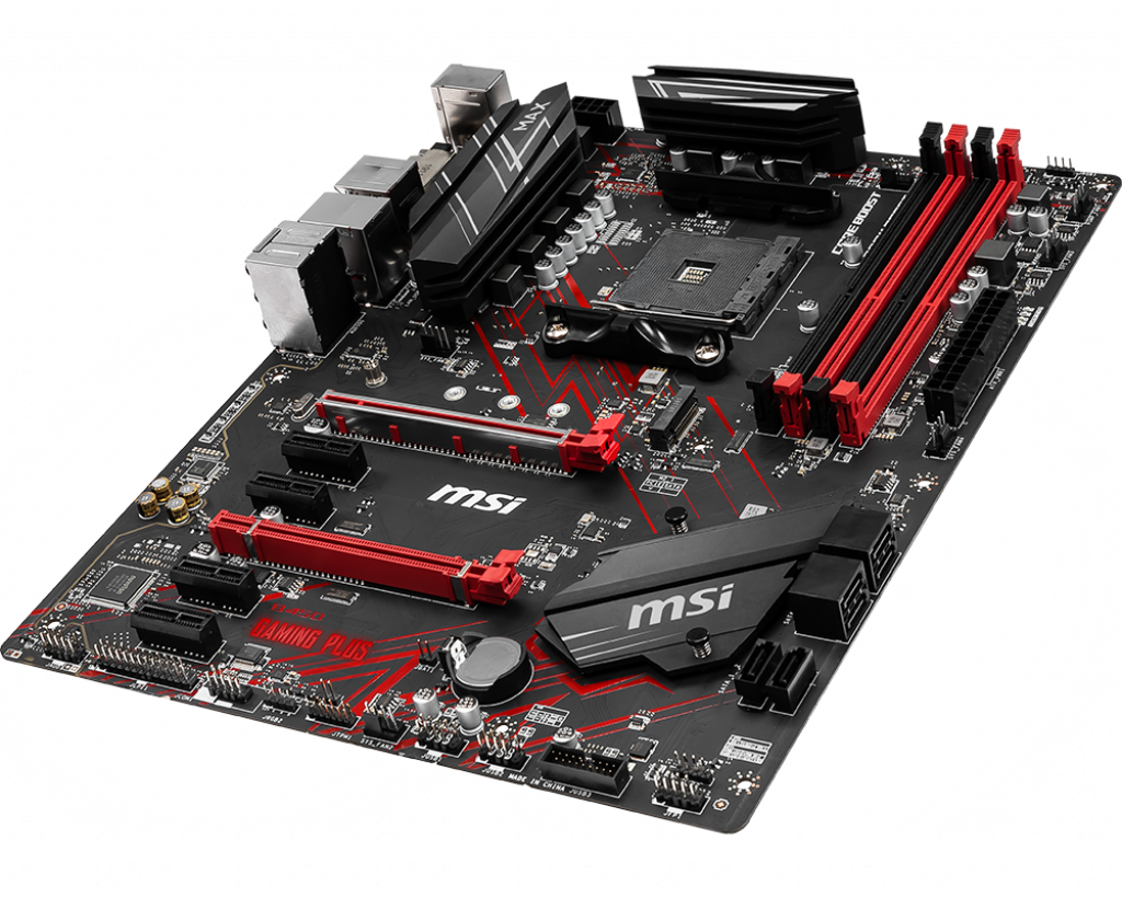 MSI B450 GAMING PLUS MAX / ATX / Socket AM4 / AMD B450 / Dual 4xDDR4-4133