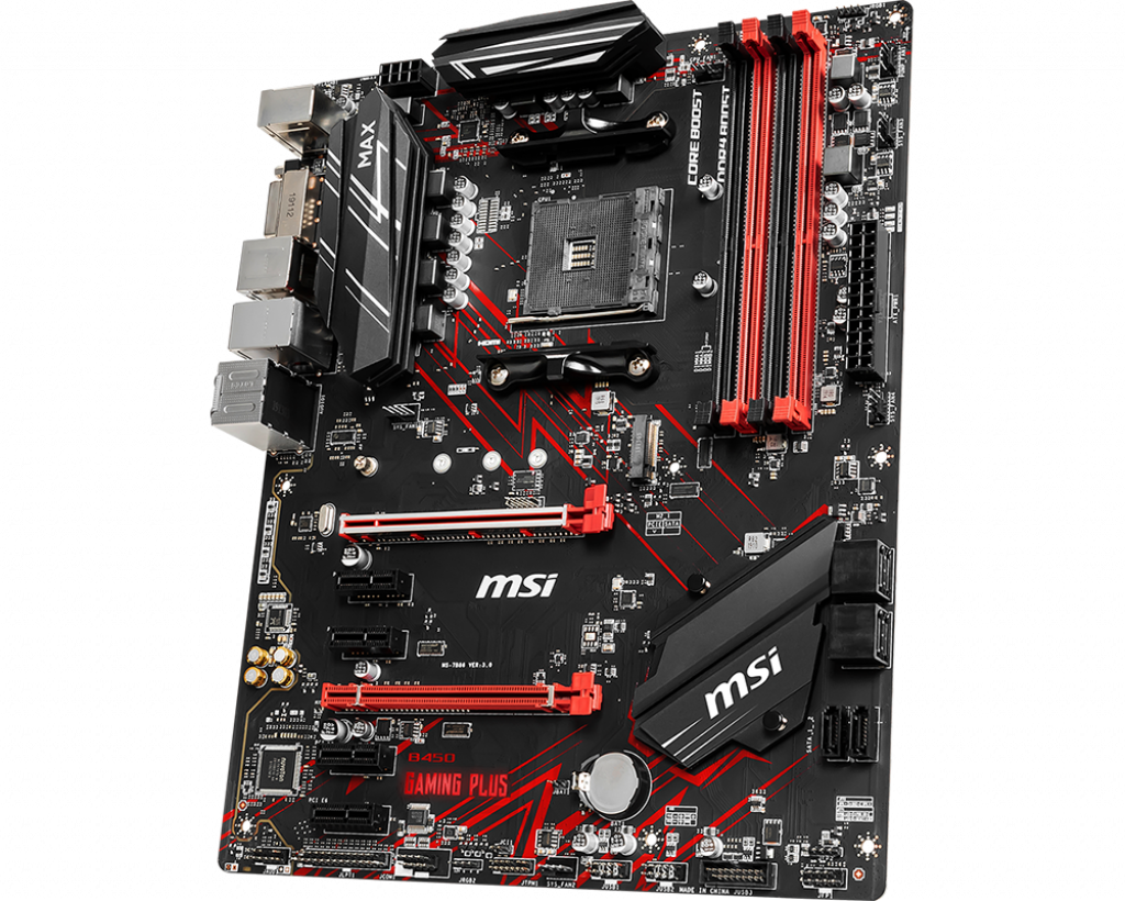 MSI B450 GAMING PLUS MAX / ATX / Socket AM4 / AMD B450 / Dual 4xDDR4-4133