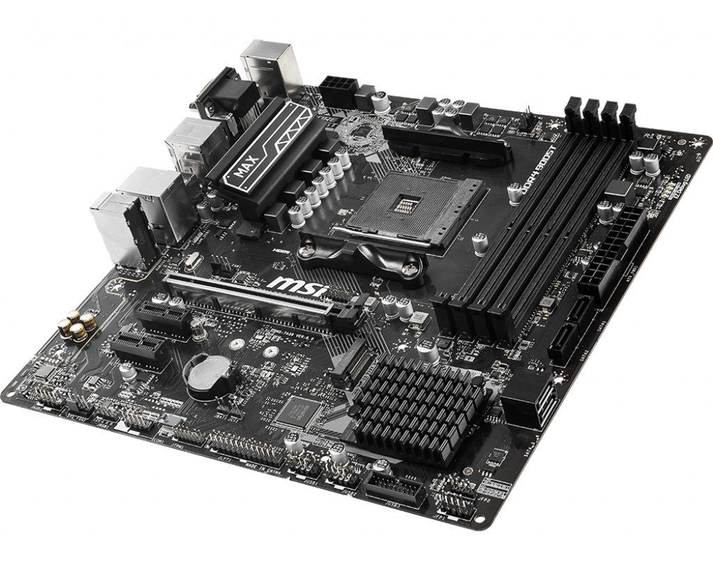 MSI B450M PRO-VDH MAX / mATX / Socket AM4 / AMD B450 / Dual 4xDDR4-3866