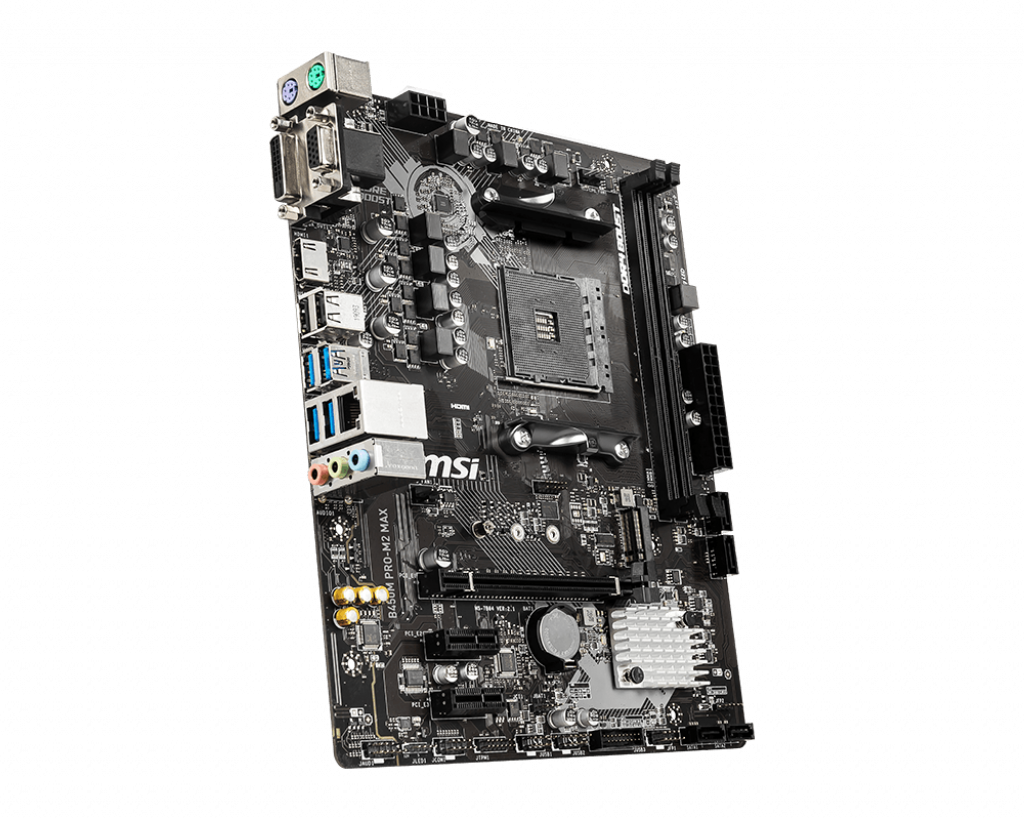 MSI B450M PRO-M2 MAX / mATX / Socket AM4 / AMD B450 / Dual 2xDDR4-4133