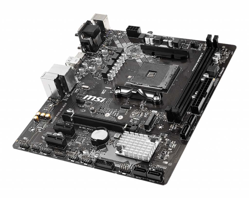 MSI B450M PRO-M2 MAX / mATX / Socket AM4 / AMD B450 / Dual 2xDDR4-4133