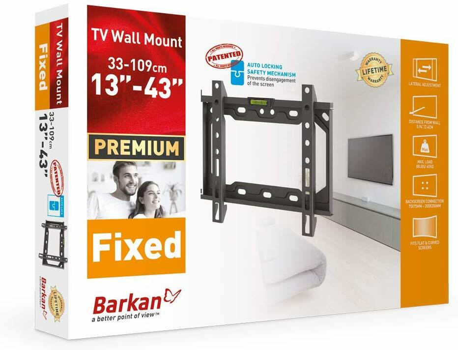 Barkan E202+ 13" - 39" Fixed / Black