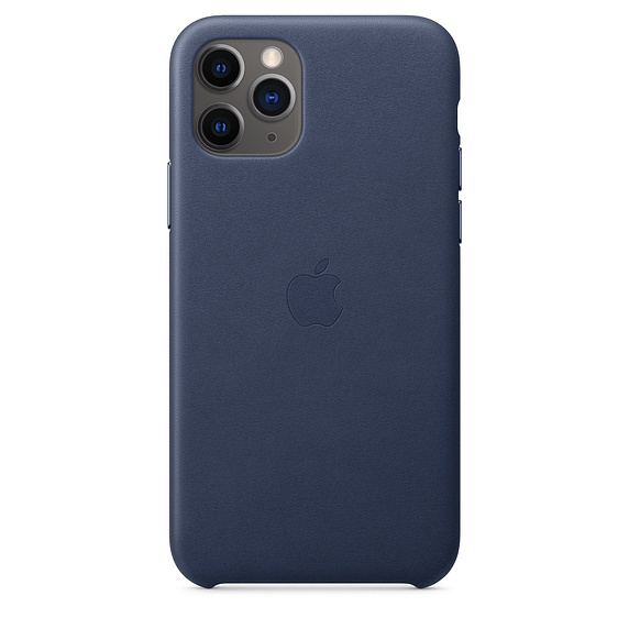 Apple Original iPhone 11 Pro Leather Case / Blue
